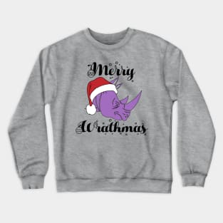 LTO Merry Wrathmas Twitch Logo Design Crewneck Sweatshirt